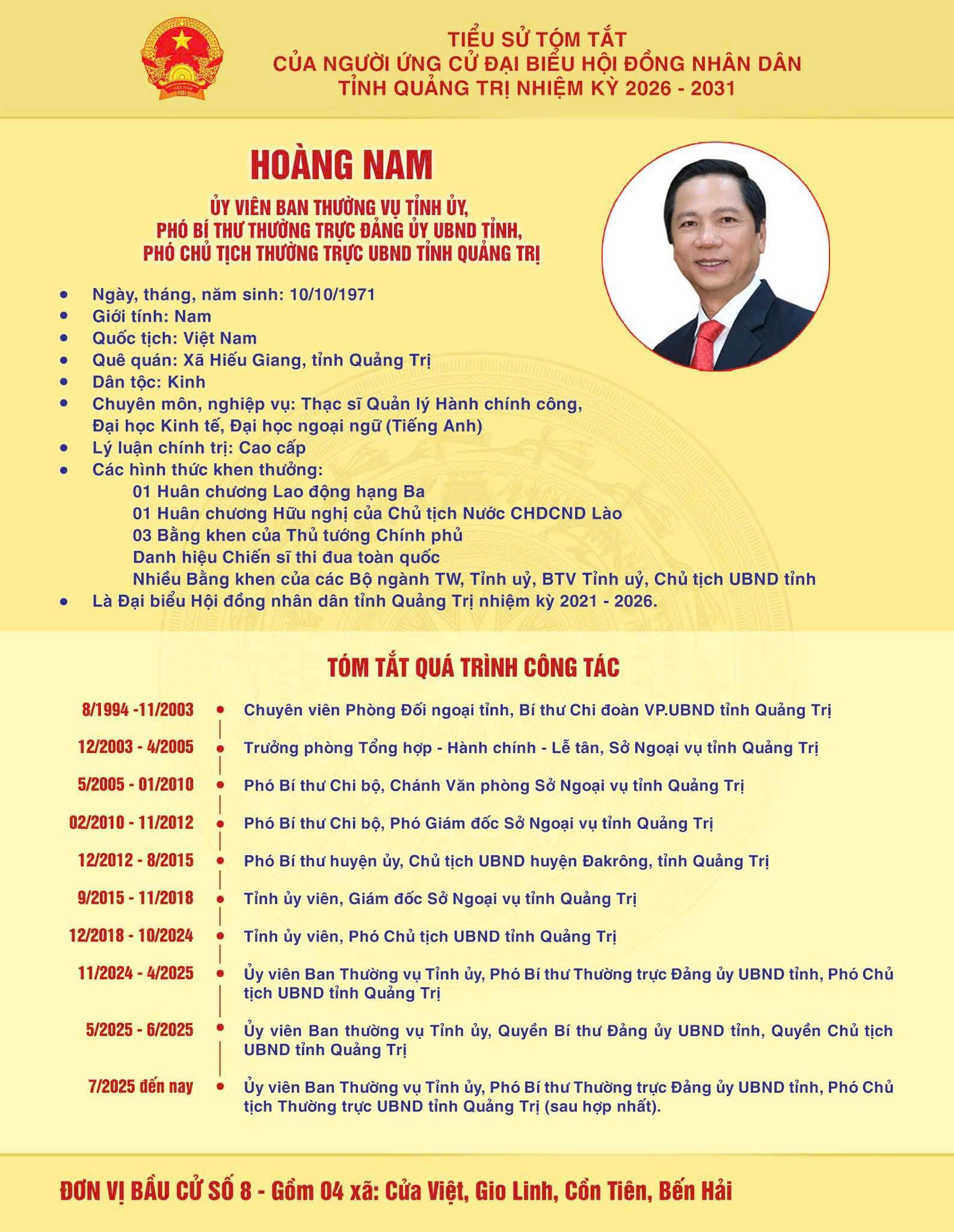 Đồng chí Hoàng Nam, UVBTV, Phó Chủ tịch thường trực UBND tỉnh...