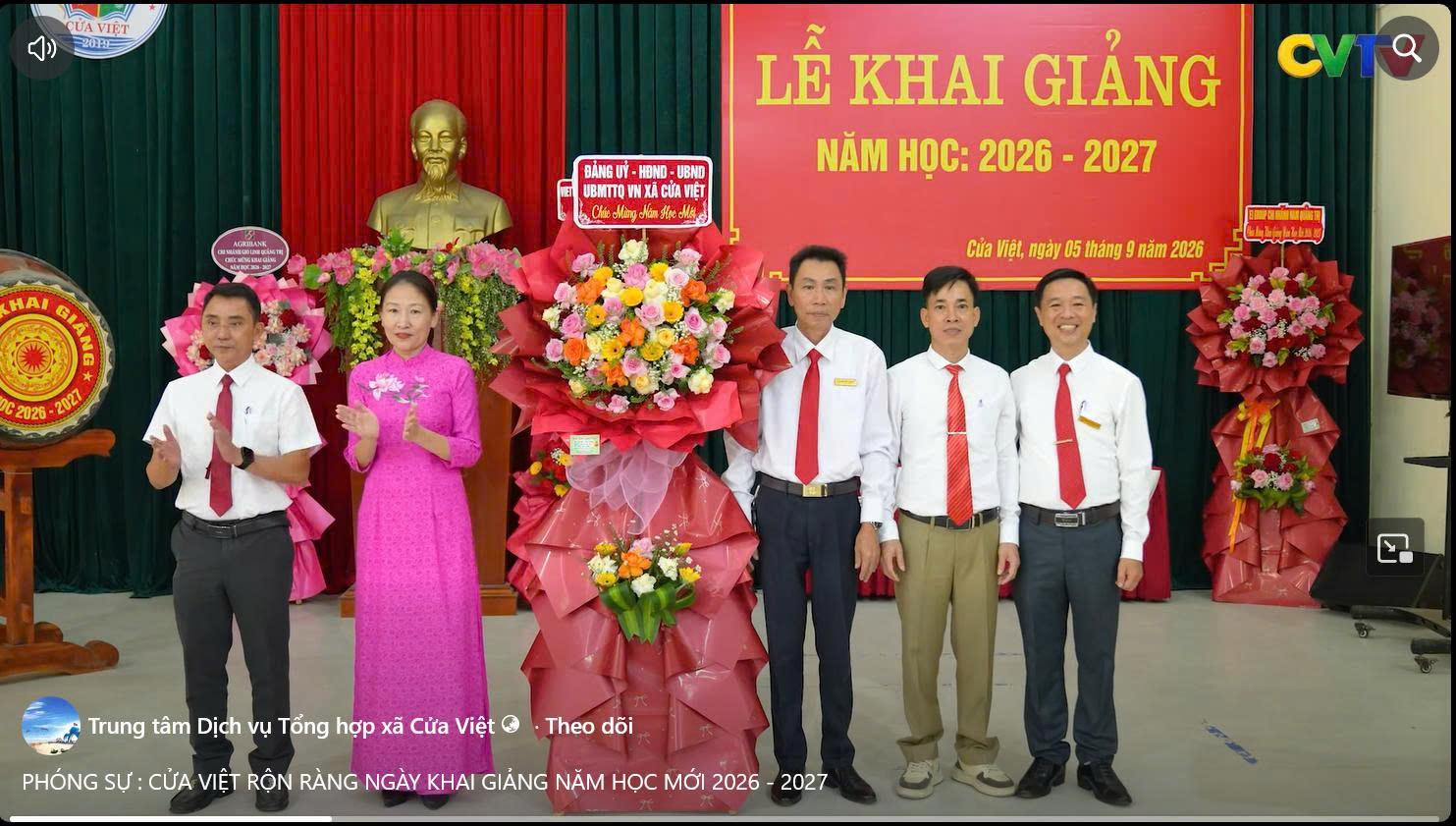 Xã Cửa Việt rộn rã tiếng trống khai trường vững bước vào năm...