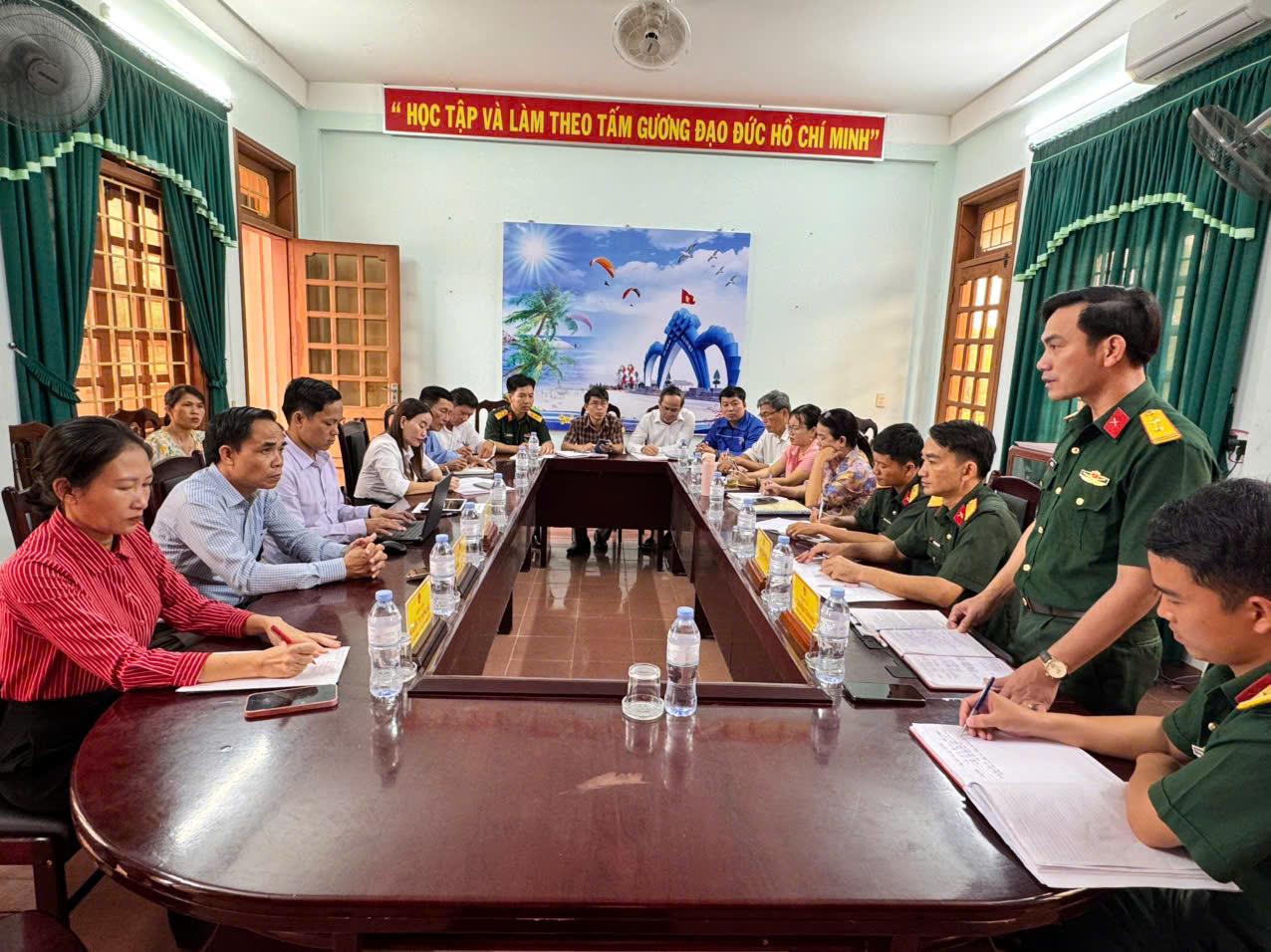 Chương trình khảo sát địa bàn hành quân dã ngoại làm công tác...