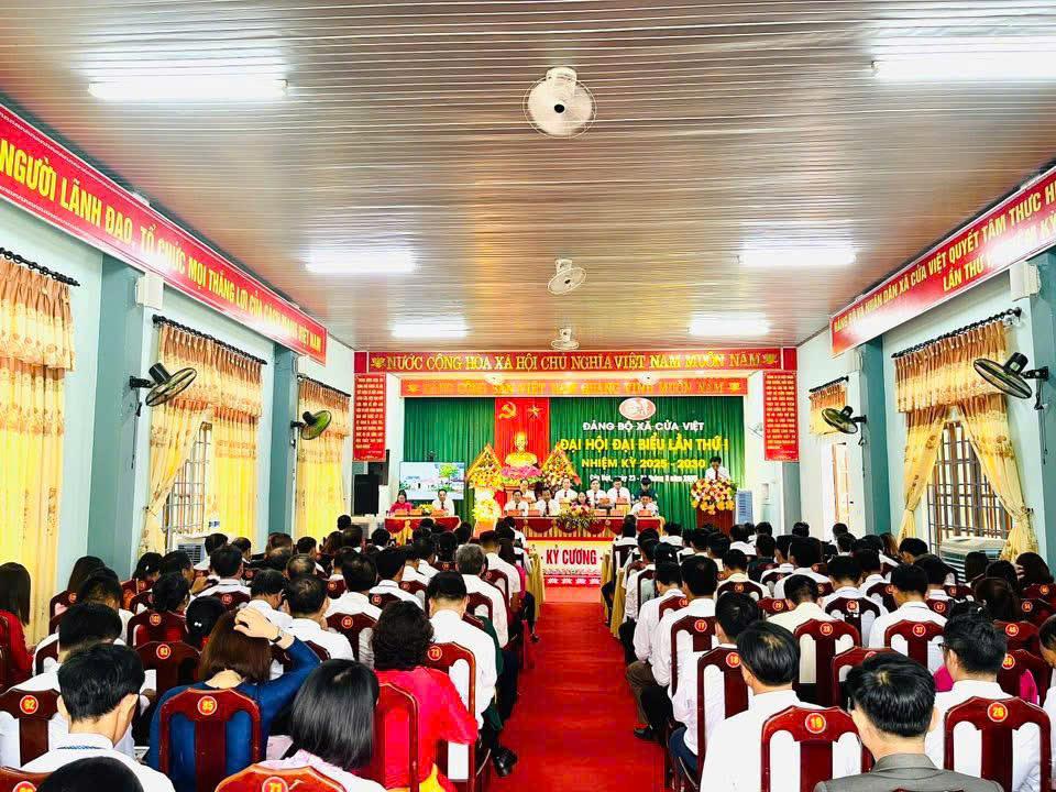 MỘT SỐ HÌNH ẢNH VỀ ĐẠI HỘI ĐẠI BIỂU ĐẢNG BỘ XÃ CỬA VIỆT LẦN THỨ I, NHIỆM KỲ 2025-2030
